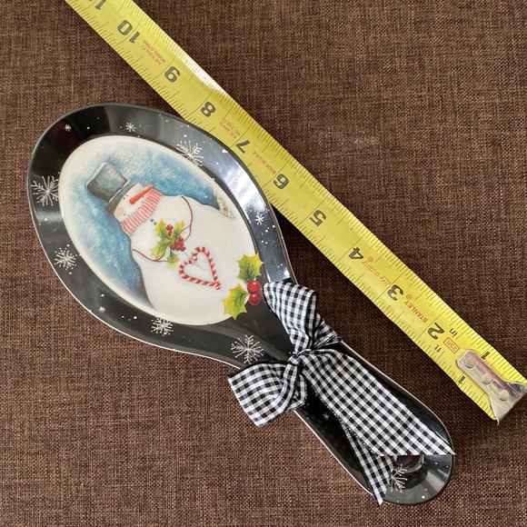 Snowman Spoon-rest NWOT - Picture 2 of 5